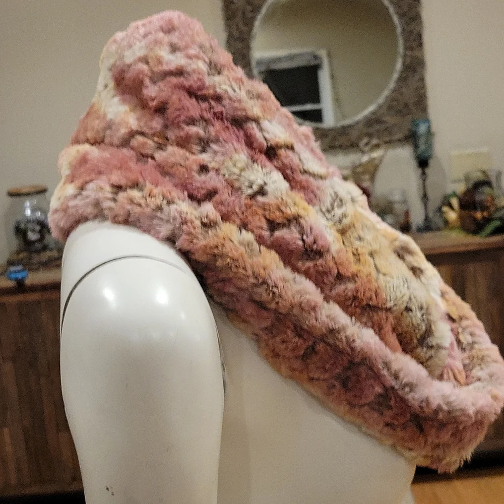 Anthropologie Remy  faux fur stole scarf - Picture 4 of 11